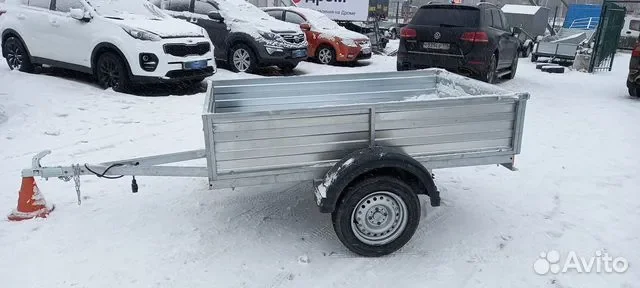 Прицеп к л/а бортовой самосвальный оцинкованный 2.0х1.25м до 700кг